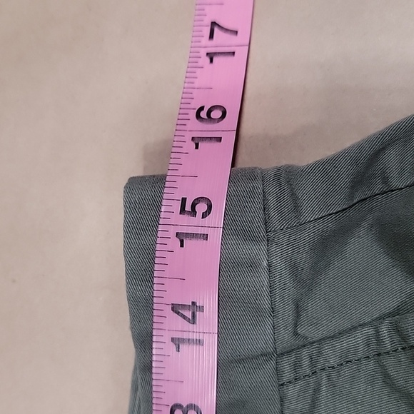 Khakis By Gap Size 4 "Broken In Straight" Deep Olive Green Pants, Exc. Used Cond - Picture 8 of 12